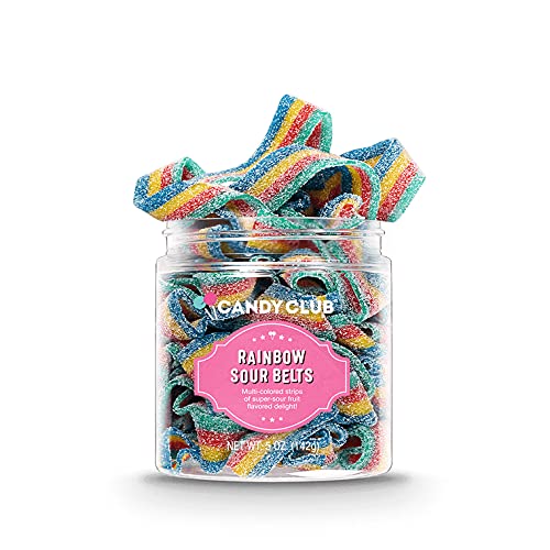 Candy Club Rainbow Sour Belts -