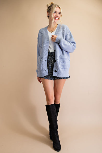 High Waisted Boucle Shorts