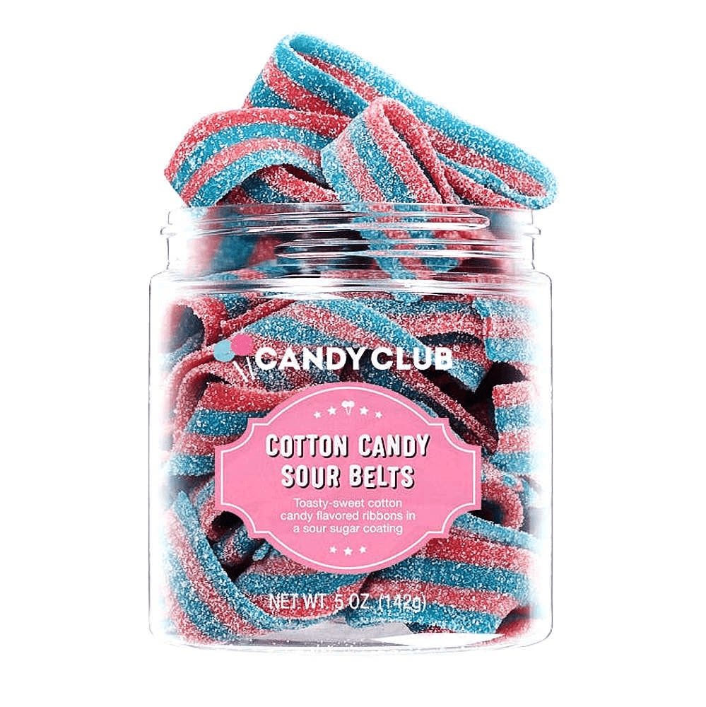 Candy Club Cotton Candy Sour Belts -