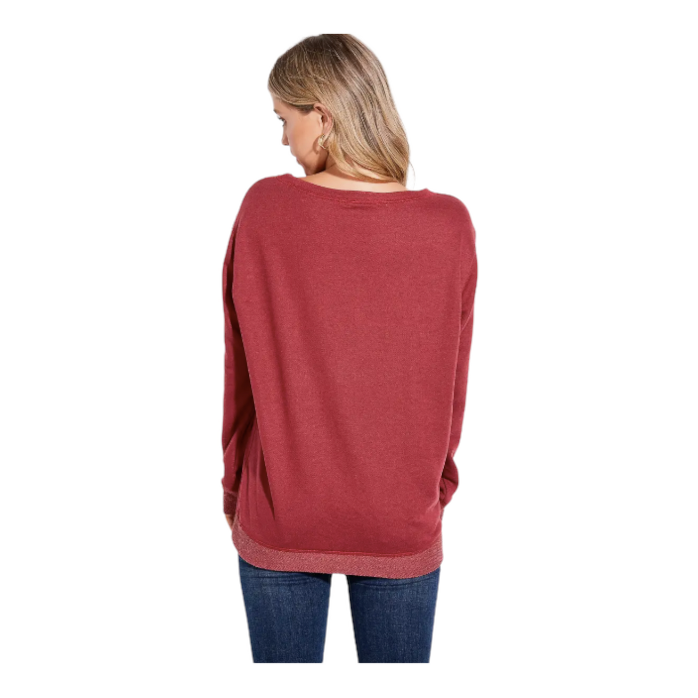 Christmas Sweatshirt Long Sleeve Top Joy To The World